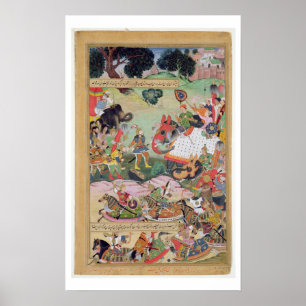 Akbar, welches die Trommeln und die Standards Poster