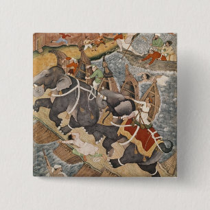 Akbar zähmt den wilden Elefanten, Hawa'i Button