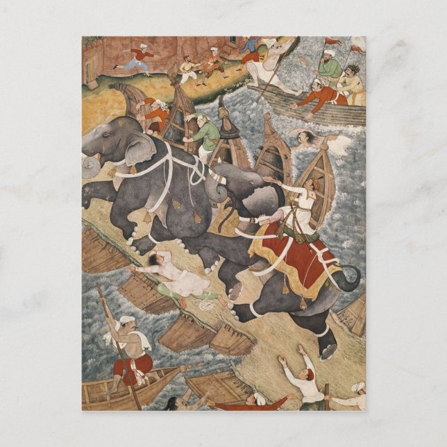 Akbar zäumt den Savage Elephant, Hawa'i Postkarte (Vorderseite)