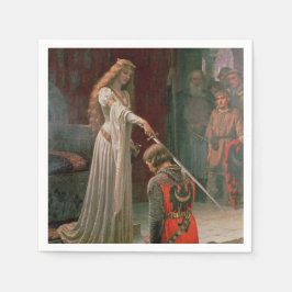 Akcolade (von Edmond Blair Leighton) Serviette
