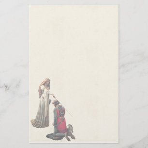 Akcolade von Edmund Blair Leighton Briefpapier