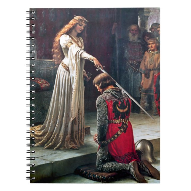 Akcolade von Edmund Blair Leighton Notizblock (Vorderseite)