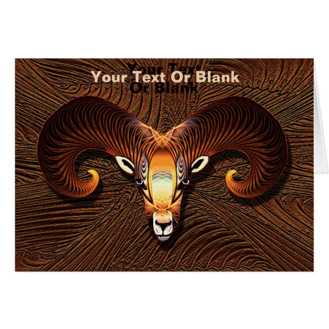 Akedah - Tête de Ram (Devant horizontal)