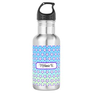 Akelei-Blumen Edelstahlflasche