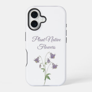 Akelei-Pflanze Einheimische Blumen (Europa) iPhone 16 Hülle