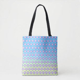 Akeleiblau & Grün Tasche