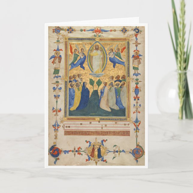 Akension Jesu Christi Sympathieausweis Karte (Vorderseite)