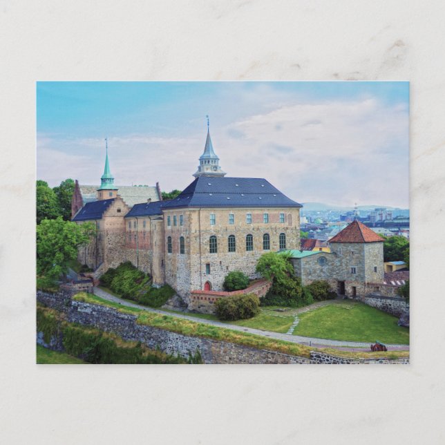 Akershus Castle in Olso, Norwegen Postkarte (Vorderseite)