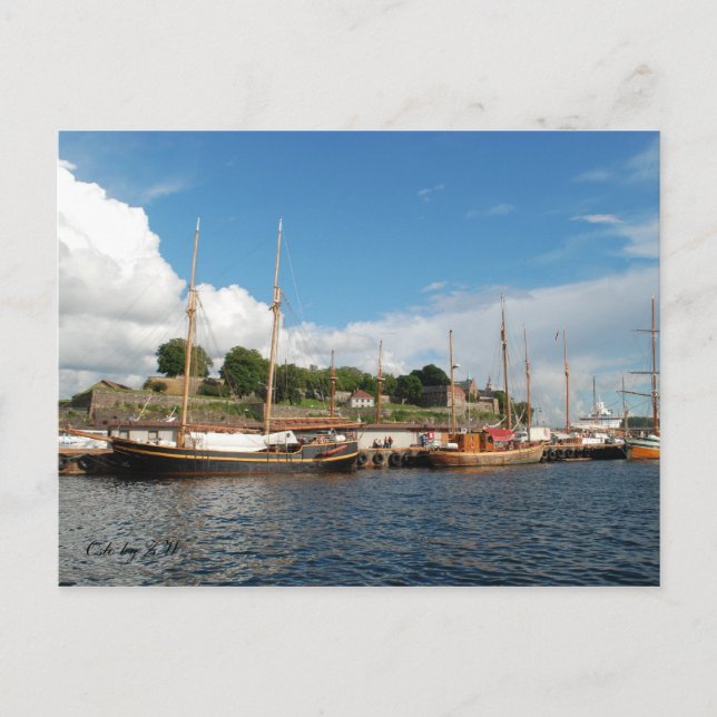 Akershus Festung Postkarte (Vorderseite)