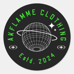 Akflamme.co Runder Aufkleber