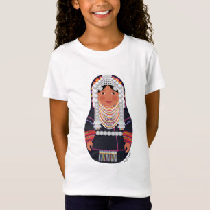 Akha of Thailand Matryoshka Girls' T-Shirt