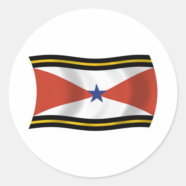 Akha People Flag Sticker (Vorderseite)