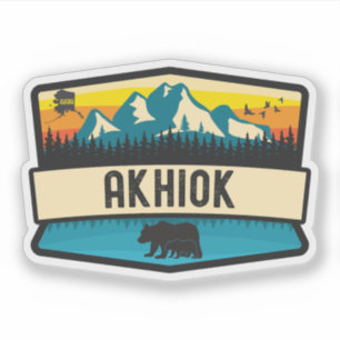 Akhiok, Alaska Aufkleber