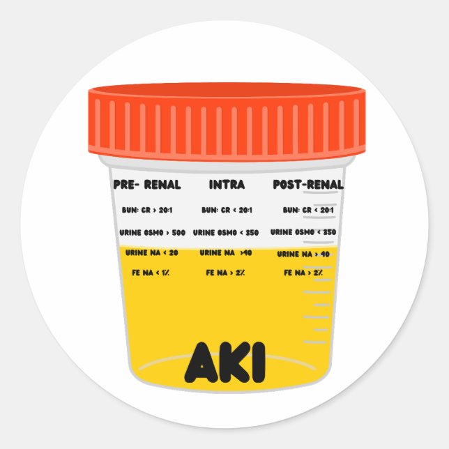 AKI Differenzialaufkleber Runder Aufkleber (Vorderseite)