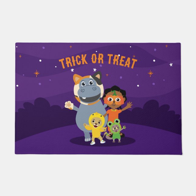 Akili und ich Halloween Doormat Fußmatte (Vorderseite)