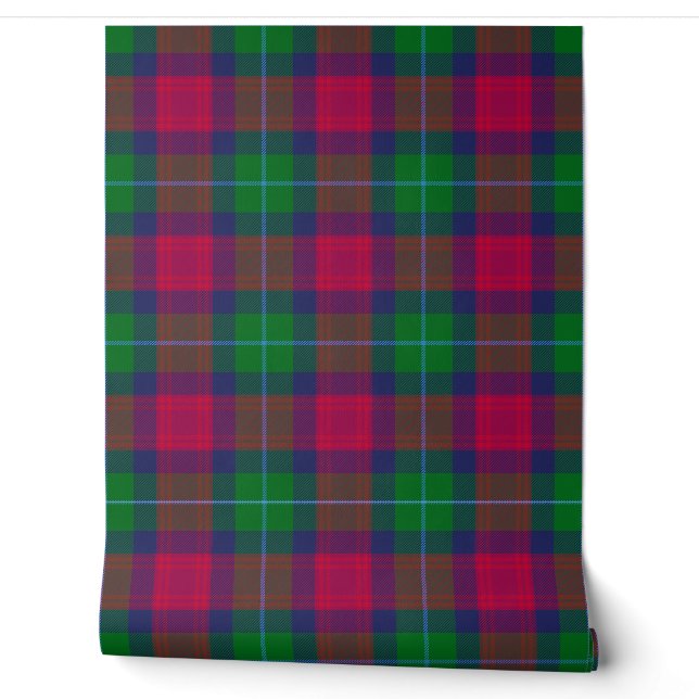 Akins Tartan Kariert Scottish Clan Tapete (Abrollen)
