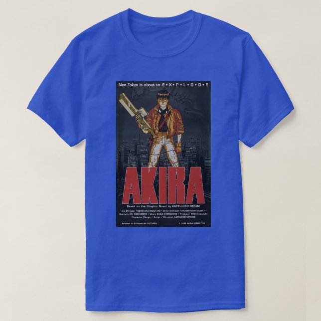 Akira 1988 Katsuhiro Otomo Film T-Shirt (Design vorne)