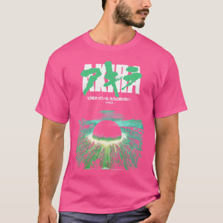 Akira Green Cyberpunk City Explosion Clas T-Shirt