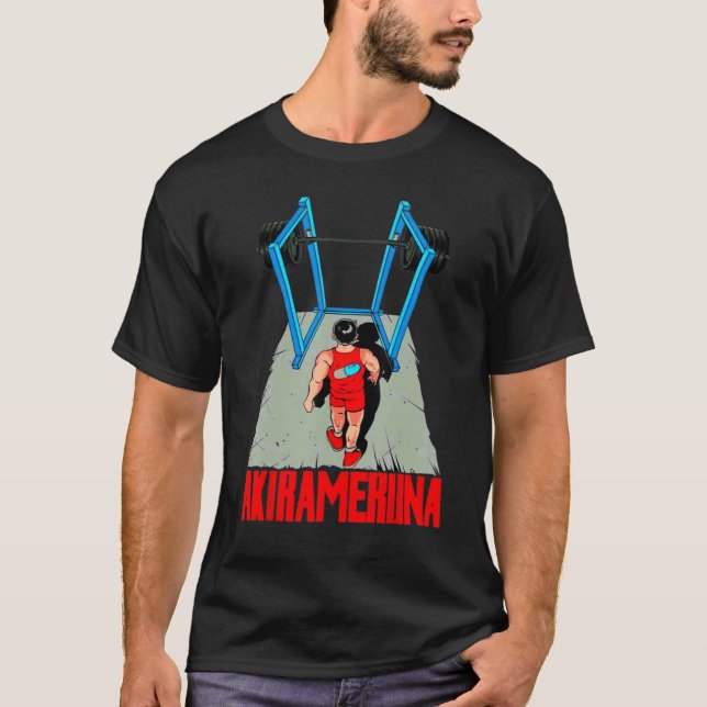 Akirameruna Gym Weightlift Bodybuilding Musclee T-Shirt (Vorderseite)