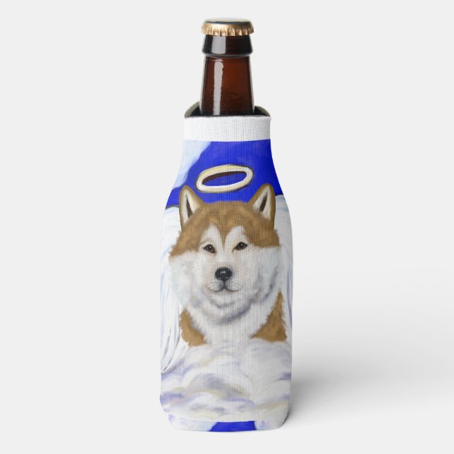 Akita Angel Flaschenkühler (Flaschenvorderseite)