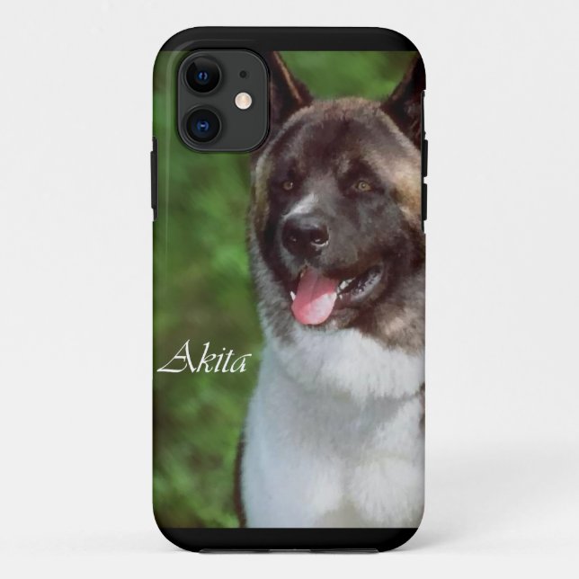 Akita Art Case-Mate iPhone Hülle (Rückseite)