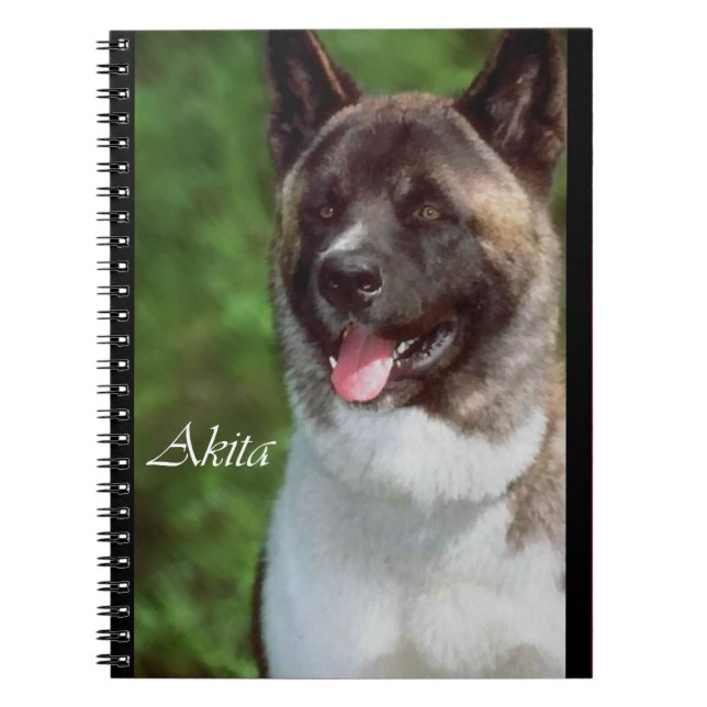 Akita Art Notizblock (Vorderseite)