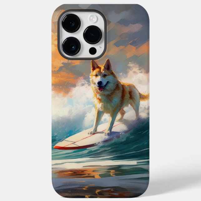 Akita Beach Surfgrafieren Case-Mate iPhone 14 Pro Max Hülle (Rückseite)