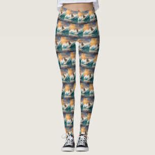 Akita Beach Surfgrafieren Leggings