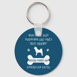 Akita bester Freund Schlüsselanhänger