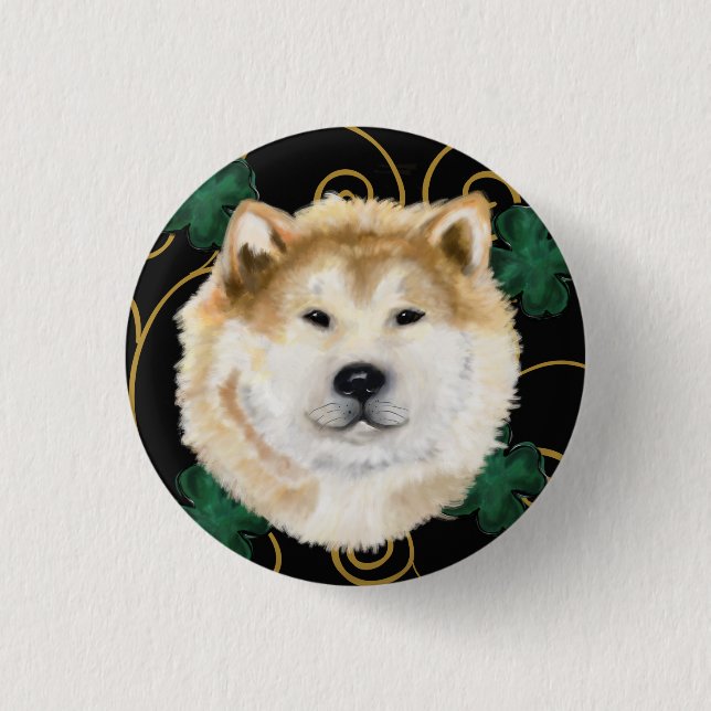 AKITA BUTTON (Vorderseite)