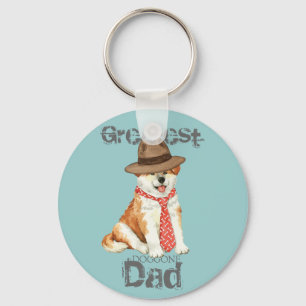 Akita Dad Schlüsselanhänger