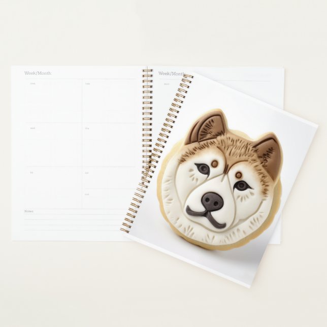 Akita Dog 3D Inspiriert Planer (Anzeige)