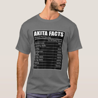 Akita Dog Lover Akita Fakten Akita Dog T-Shirt