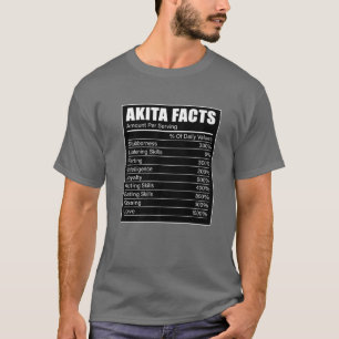 Akita Dog Lover Akita Fakten Akita Dog T-Shirt