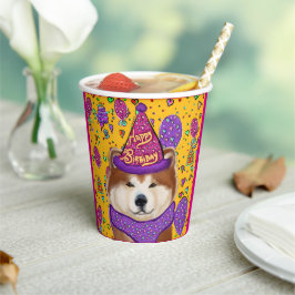AKITA DOG PAPPBECHER