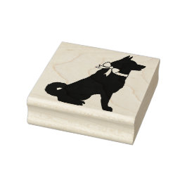 Akita Dog Puppy Gummistempel