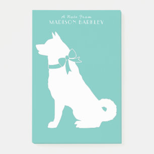 Akita Dog Puppy Post-it Klebezettel