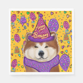 AKITA DOG SERVIETTE
