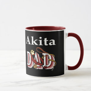 Akita Dog Vater Tasse