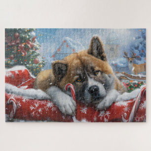 Akita Dog Weihnachtsfest