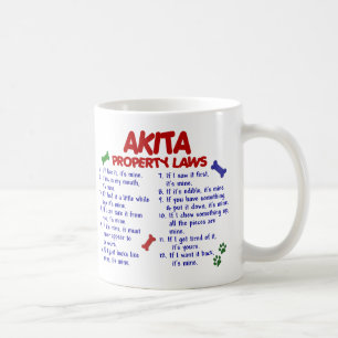 AKITA-Eigentums-Gesetze 2 Kaffeetasse