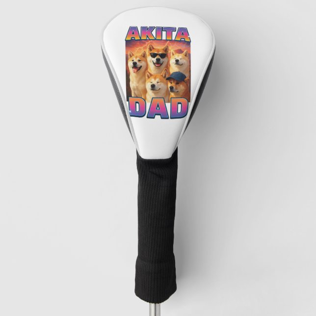 Akita Golf Headcover (Vorderseite)