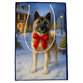 Akita Holiday Mittlere Geschenktüte