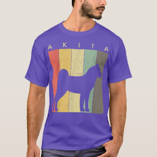Akita-Hund Retro Vintage T-Shirt
