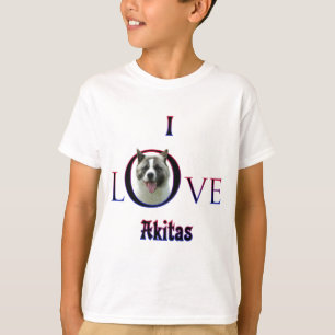 Akita I Liebe T-Shirt