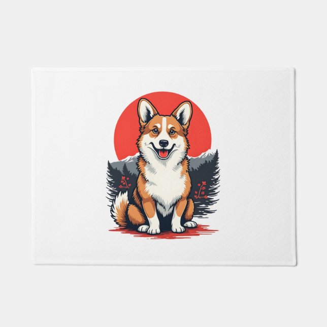 Akita Inu Dog Fußmatte (Vorderseite)