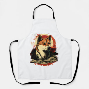 Akita Inu Dog Schürze