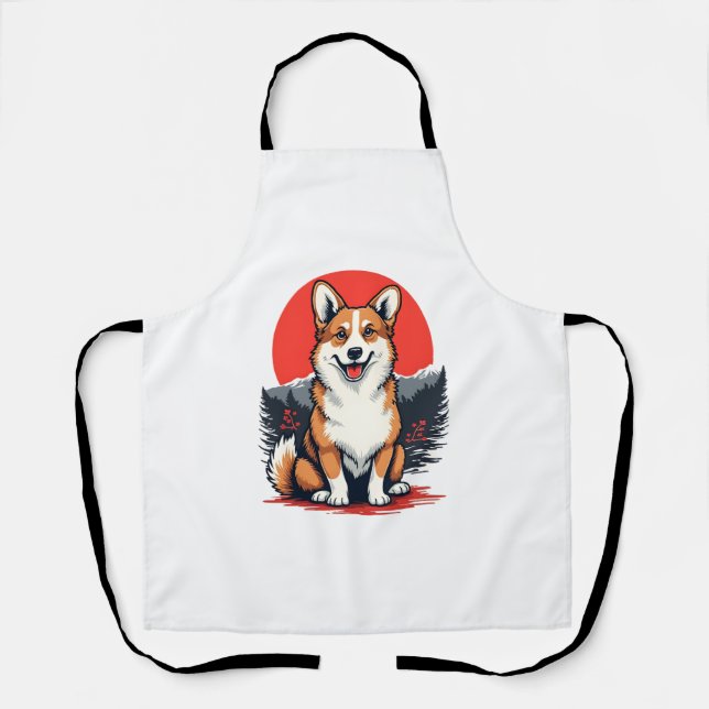 Akita Inu Dog Schürze (Vorderseite)