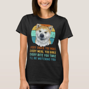 Akita Inu oder Kuma Inu Hund jeden Snack, den Sie T-Shirt
