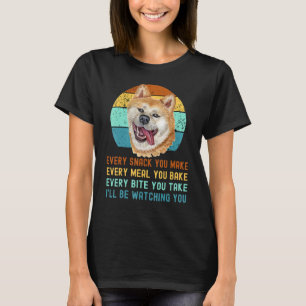 Akita Inu oder Kuma Inu Hund jeden Snack machen Si T-Shirt